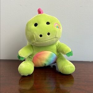 Moriah Elizabeth Pickle Green Dinosaur Color Splash Plush